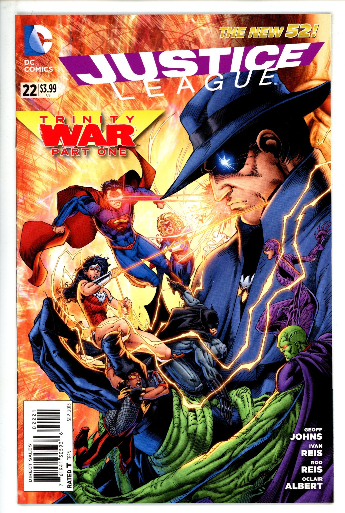 Justice League Vol 1 22High Grade(2013) BoothIncentive Variant