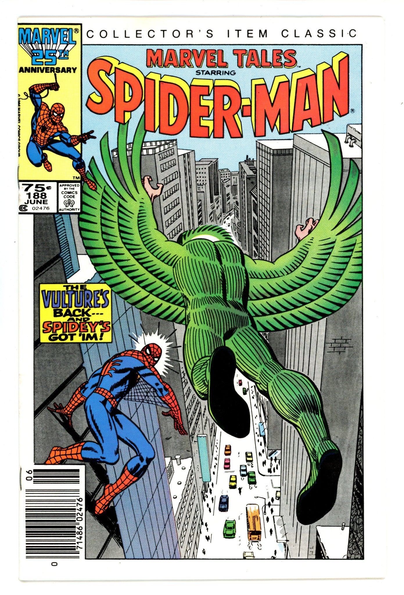 Marvel Tales Vol 2 188 Mid Grade (1986) Newsstand 