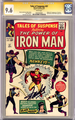 Tales of Suspense Vol 1 57 CGC 9.6 (NM+) (1964) Signed x1 Cover Stan Lee