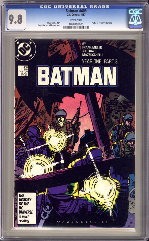 Batman Vol 1 406 CGC 9.8 (NM/M) (1987)