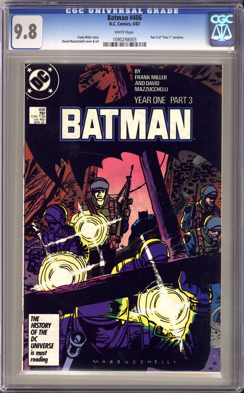 Batman Vol 1 406 CGC 9.8 (NM/M) (1987) 