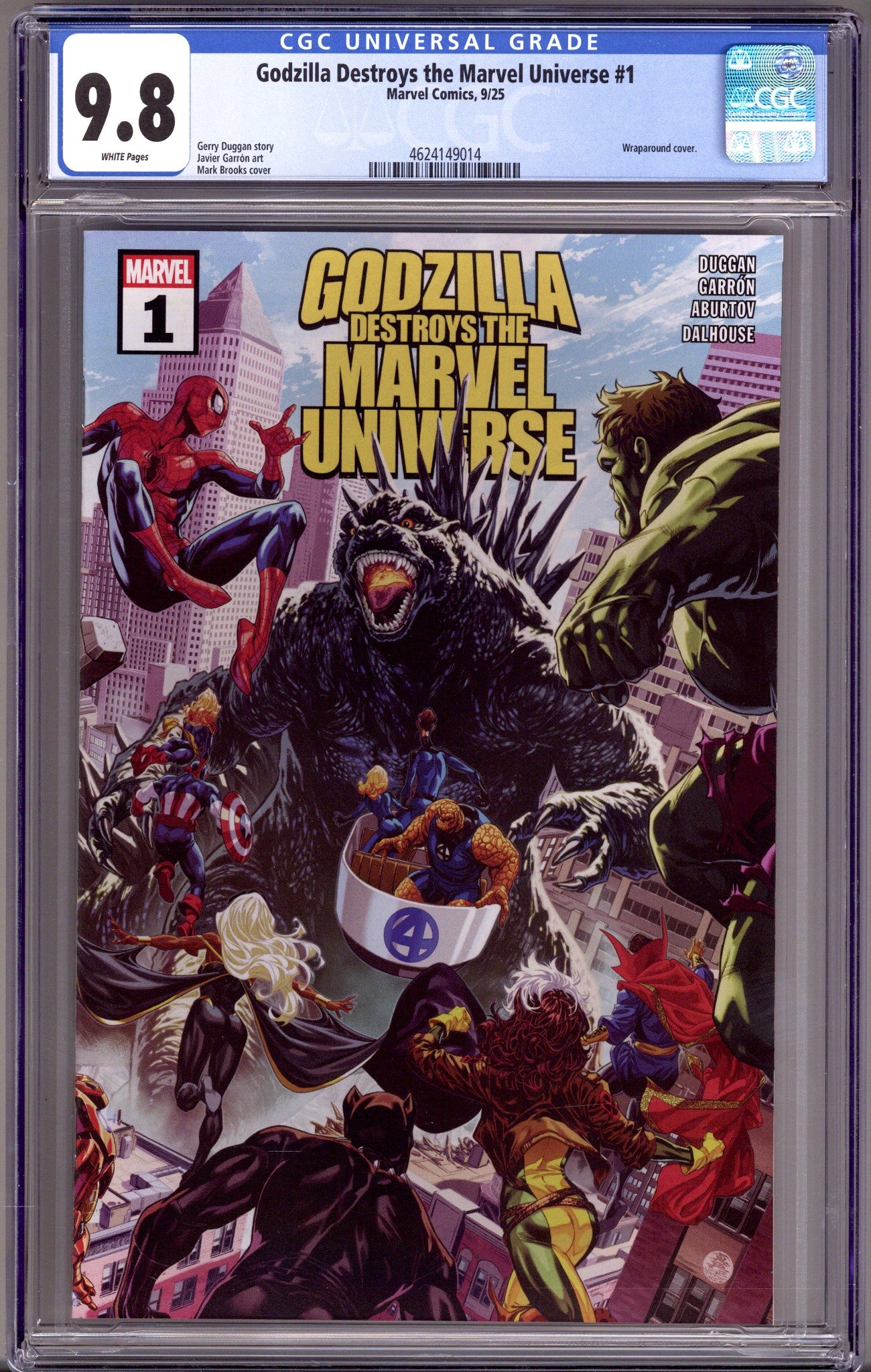 Godzilla Destroys the Marvel Universe 1 CGC 9.8 (NM/M) (2025) 