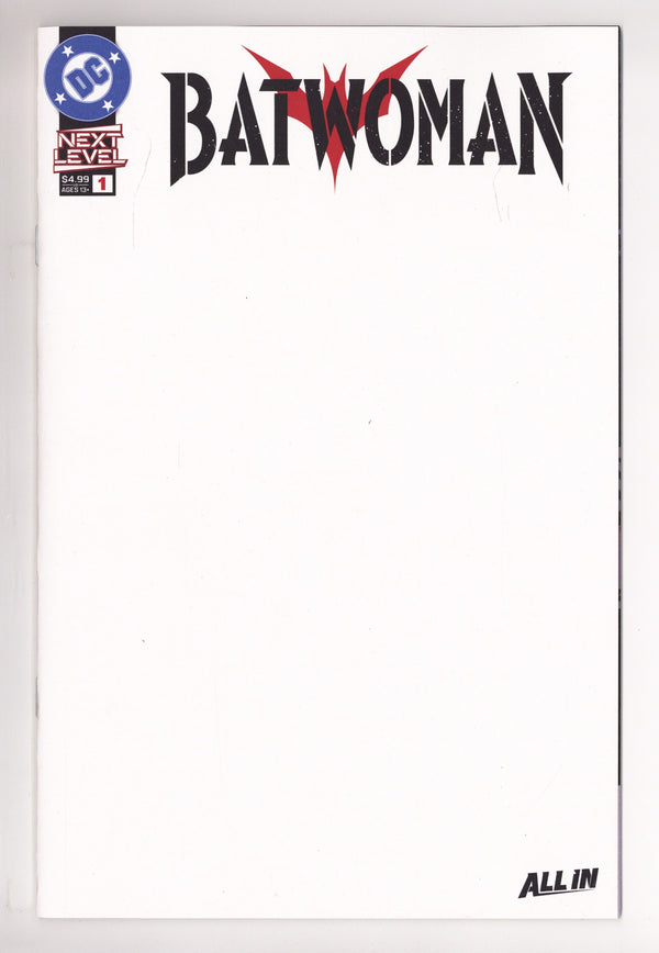 Batwoman Vol 3 1 Blank Variant (2026)