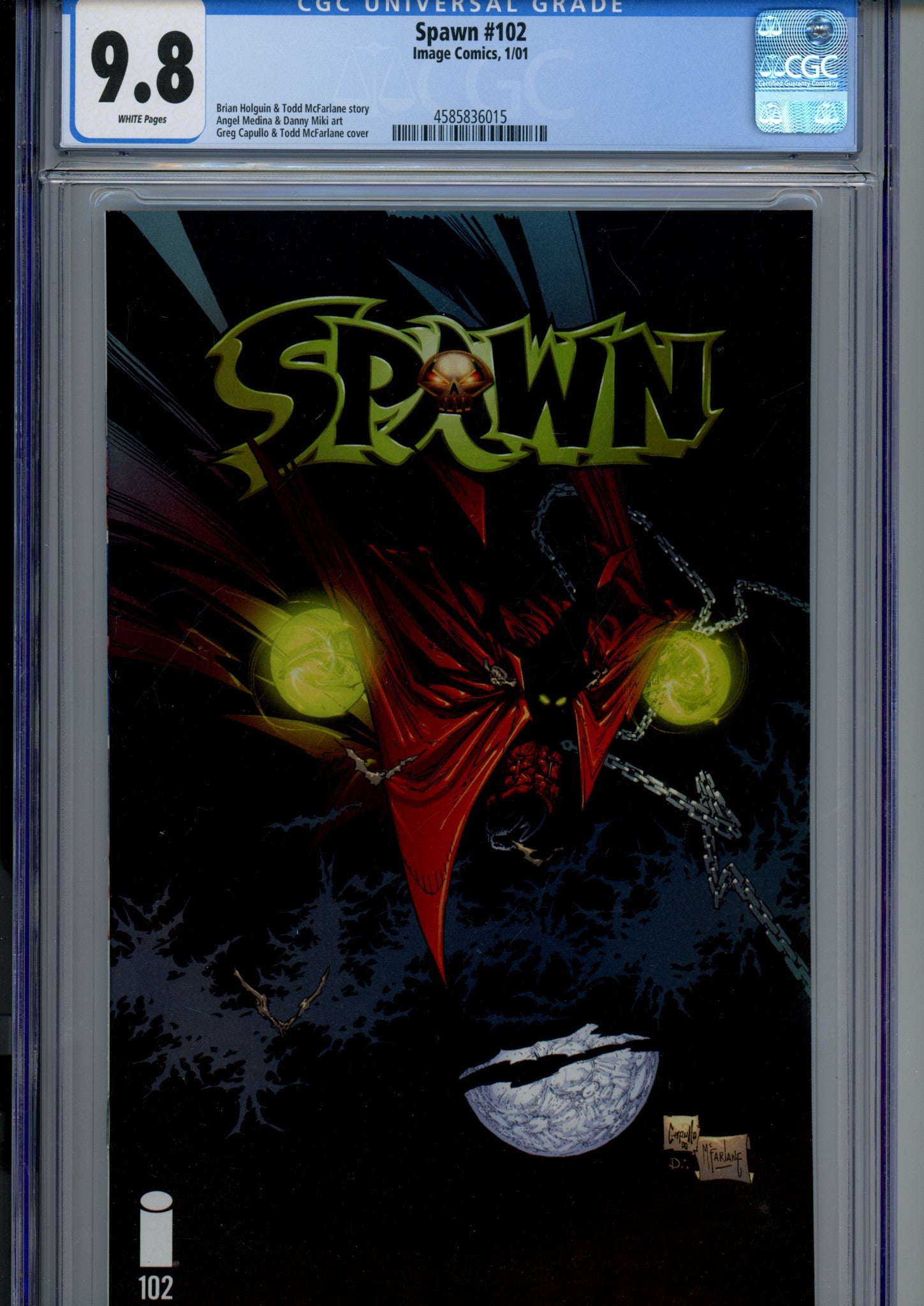 Spawn 102 CGC 9.8 (NM/M) (2001) 