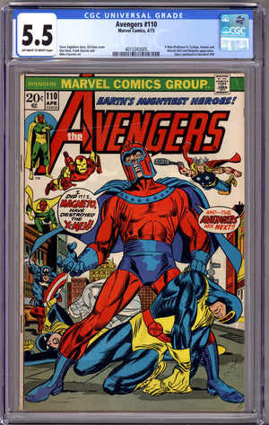 The Avengers Vol 1 110 CGC 5.5 (FN-) (1973)