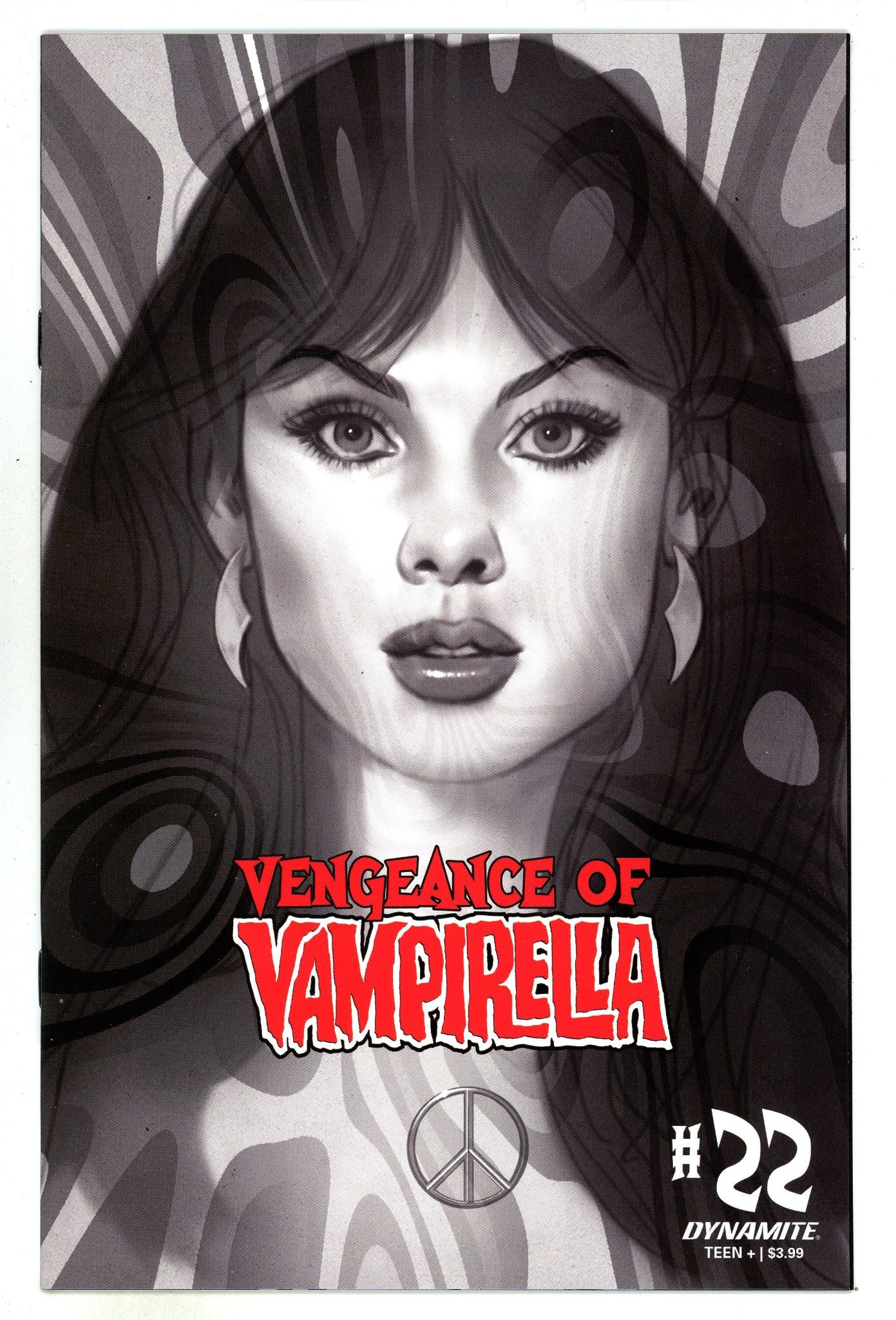 Vengeance of Vampirella Vol 2 22 High Grade (2021) Oliver B&W Incentive Variant 