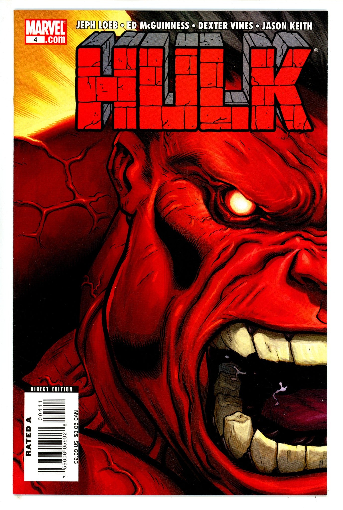 Hulk Vol 1 4 VF+ (2008)
