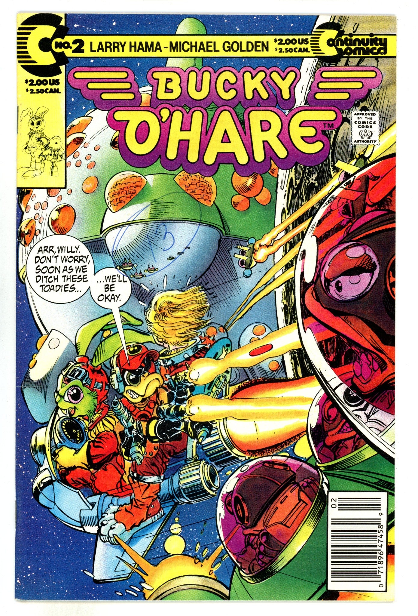 Bucky O'Hare 2 Mid Grade (1991) Newsstand 