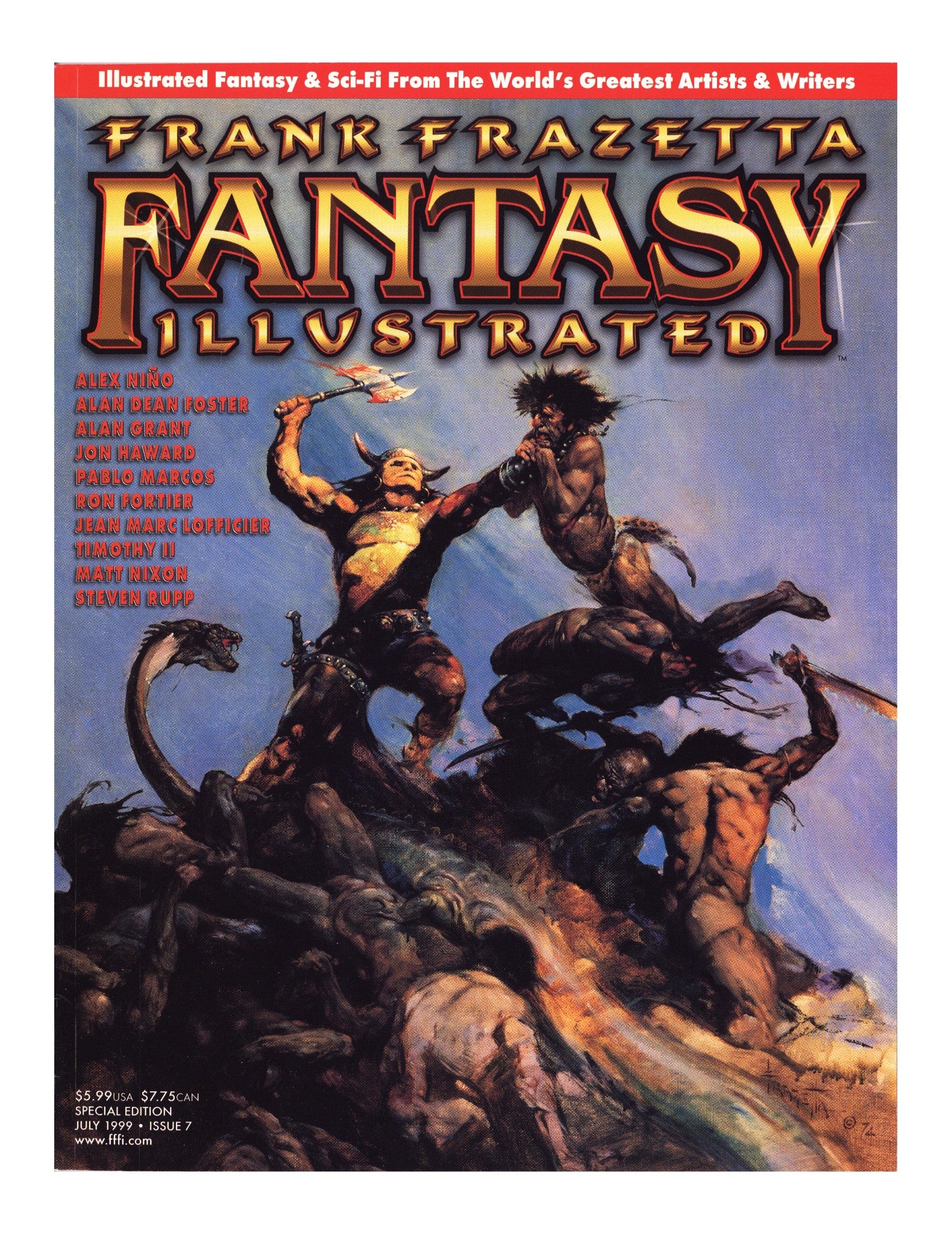 Frank Frazetta Fantasy Illustrated 7 VF/NM (9.0) (1999) 