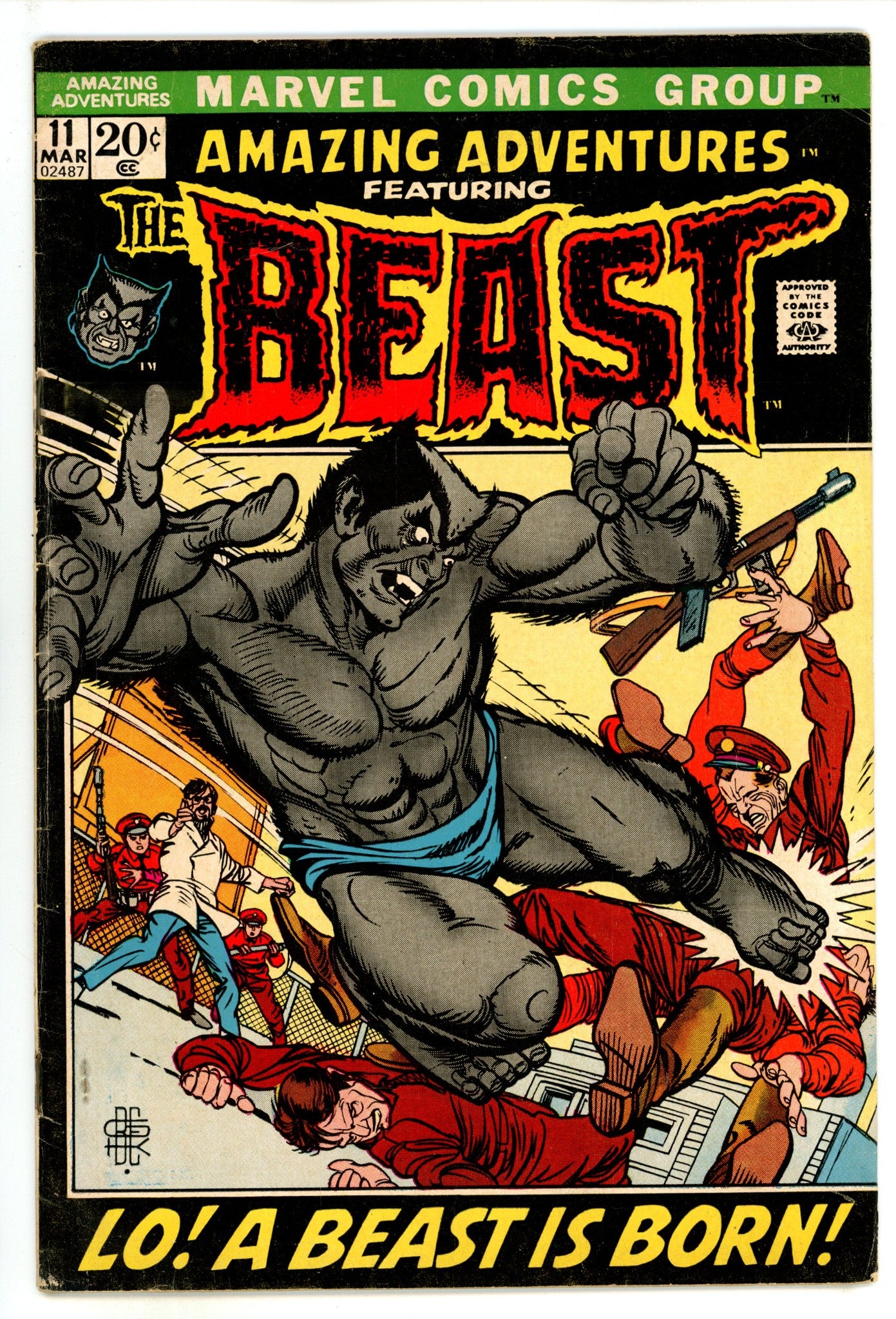 Amazing Adventures Vol 2 11 VG (4.0) (1972) 