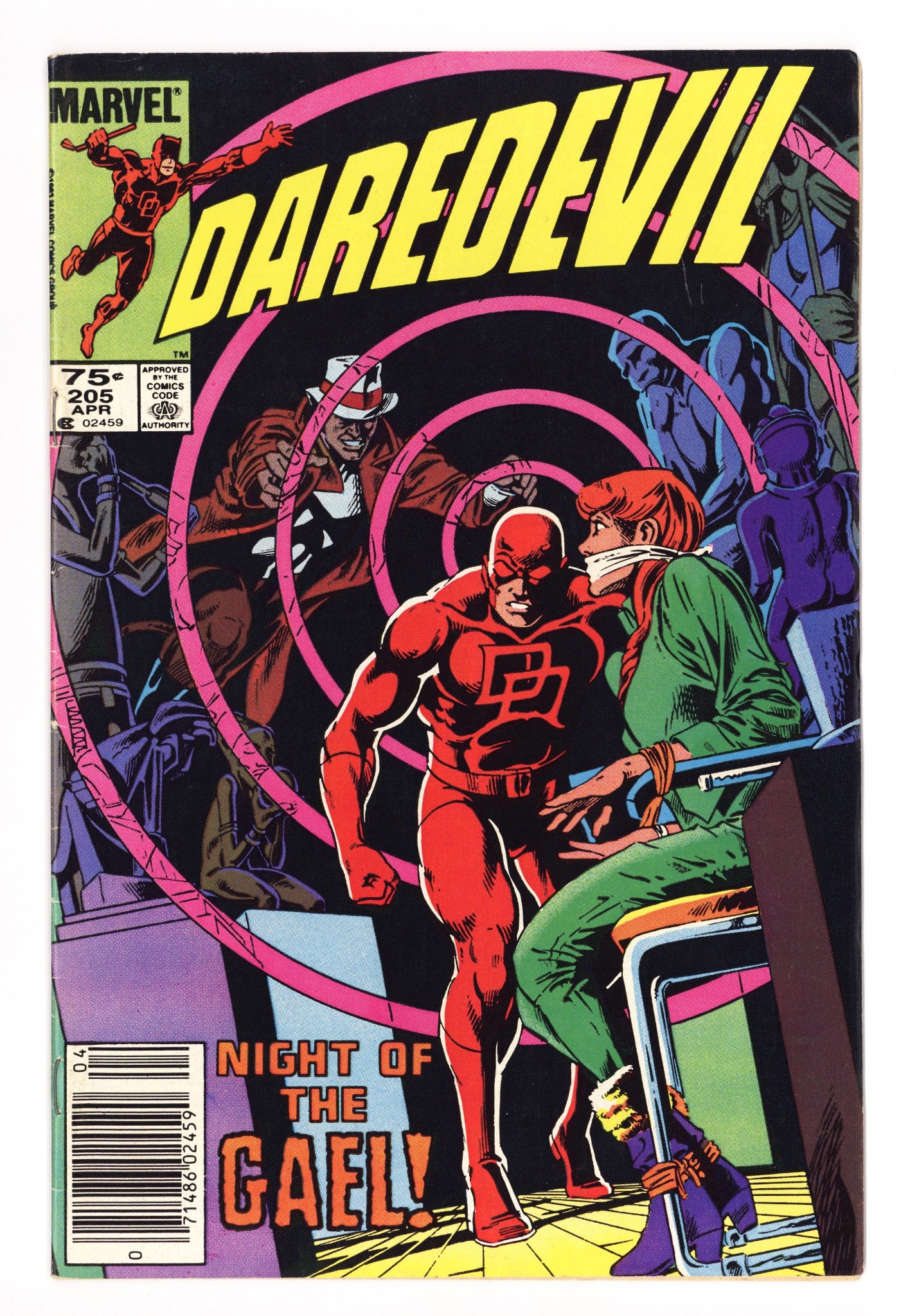 Daredevil Vol 1 205 Mid Grade (1984) Canadian Price Variant 