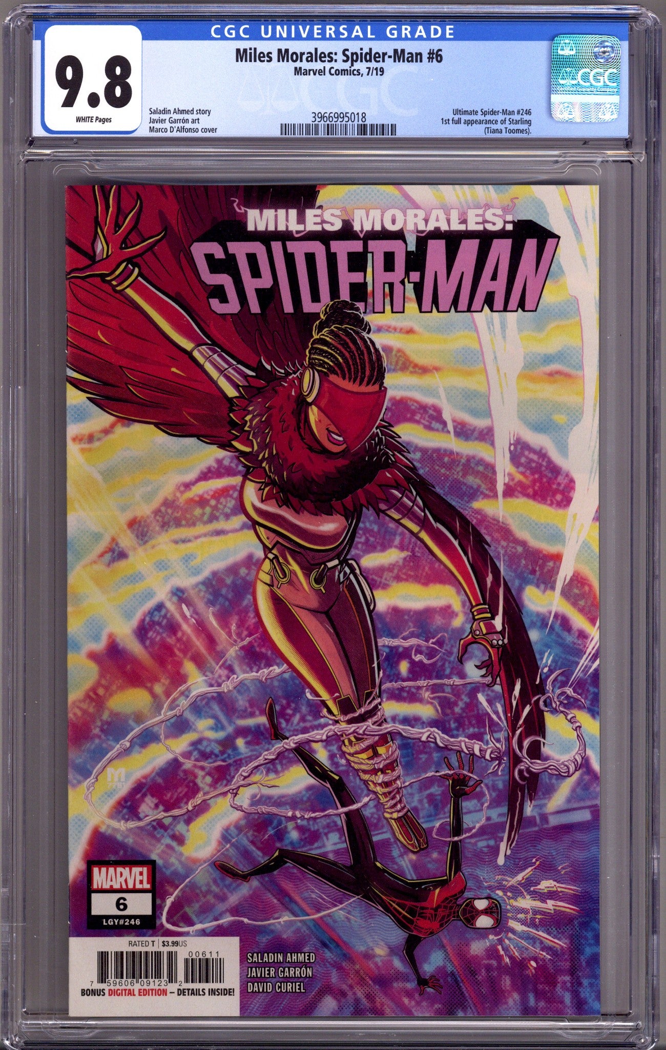 Miles Morales: Spider-Man Vol 1 6 (246) CGC 9.8 (NM/M) (2019) 