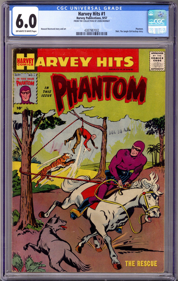 Harvey Hits 1 CGC 6.0 (FN) (1957)