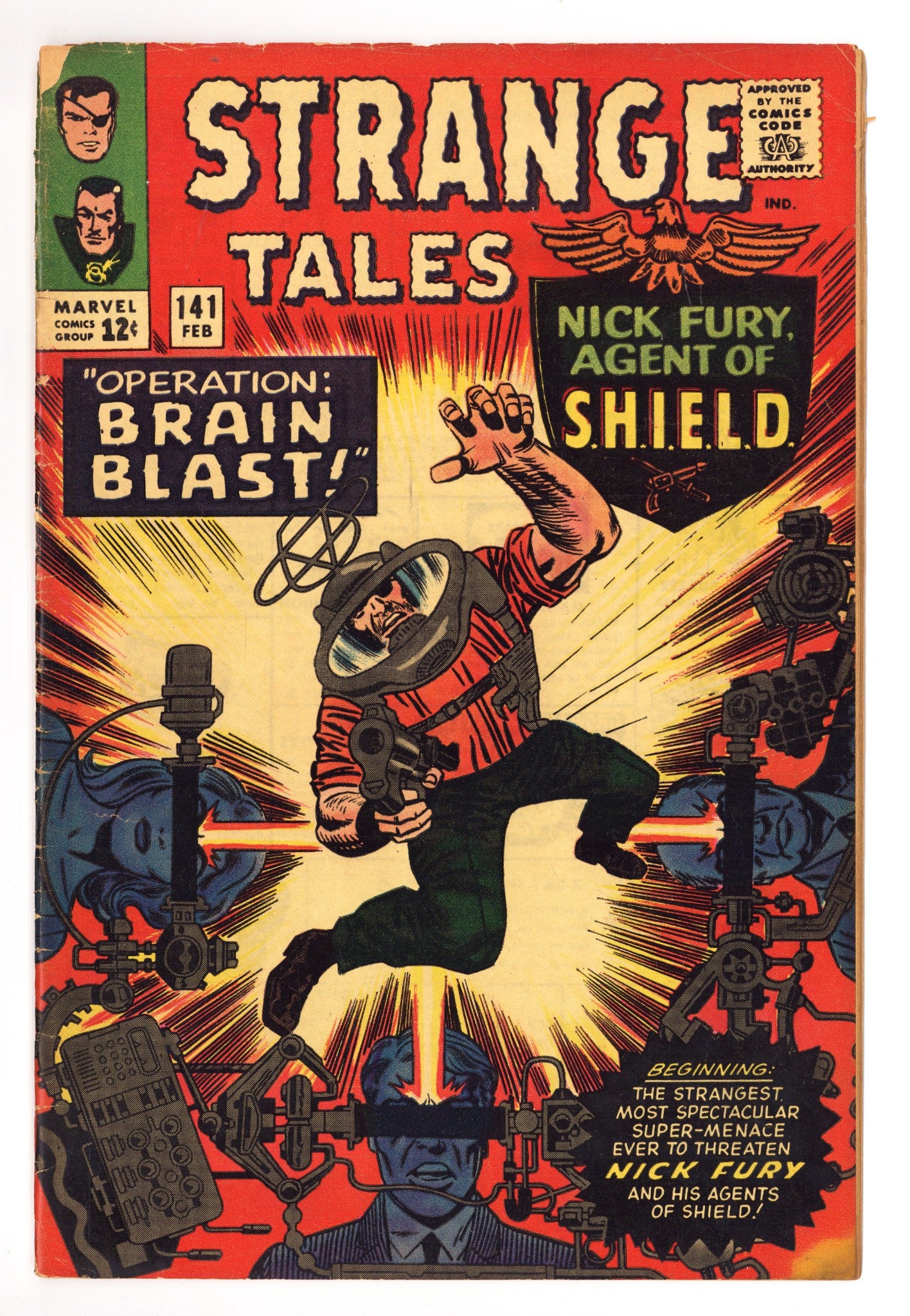 Strange Tales Vol 1 141 GD/VG (3.0) (1966) 