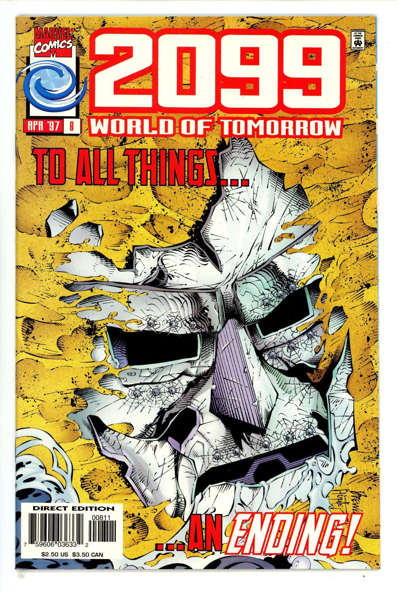 2099: World of Tomorrow 8 VF+ (8.5) (1997) 