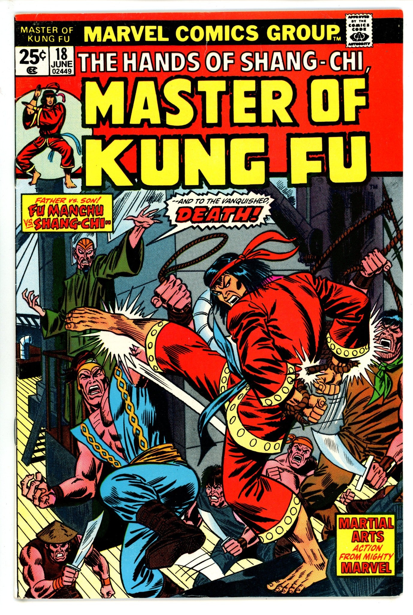 Master of Kung Fu Vol 1 18 FN (1974)
