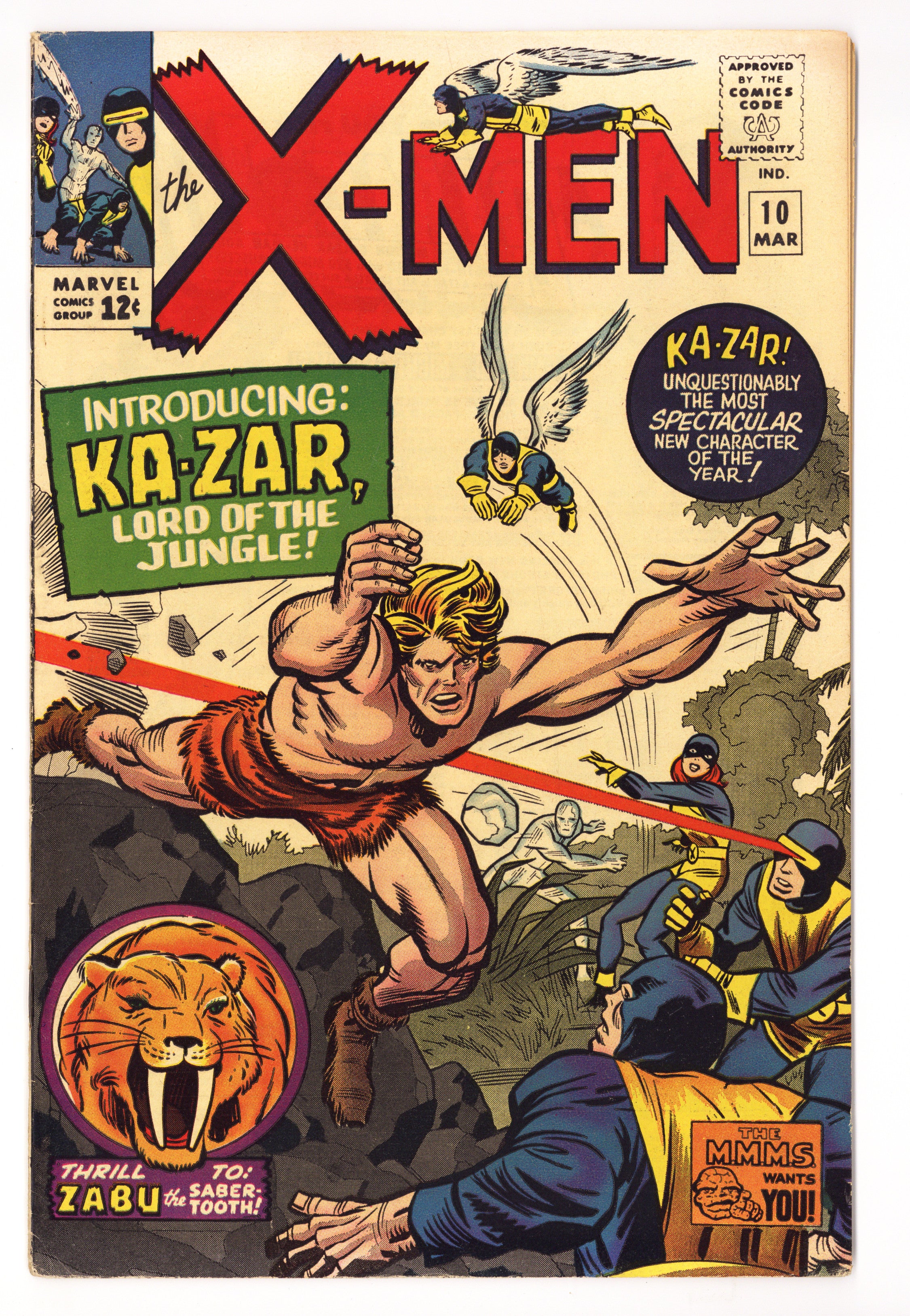 The X-Men Vol 1 10 FN+ (6.5) (1965) 