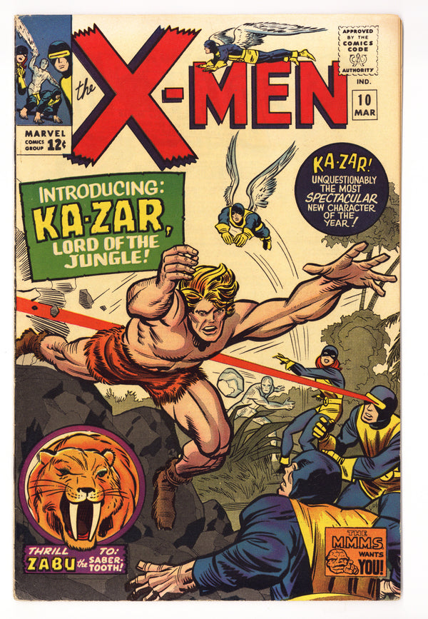 The X-Men Vol 1 10 FN+ (6.5) (1965)