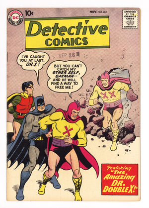 Detective Comics Vol 1 261 VG (4.0) Tear Back Cover (1958) 