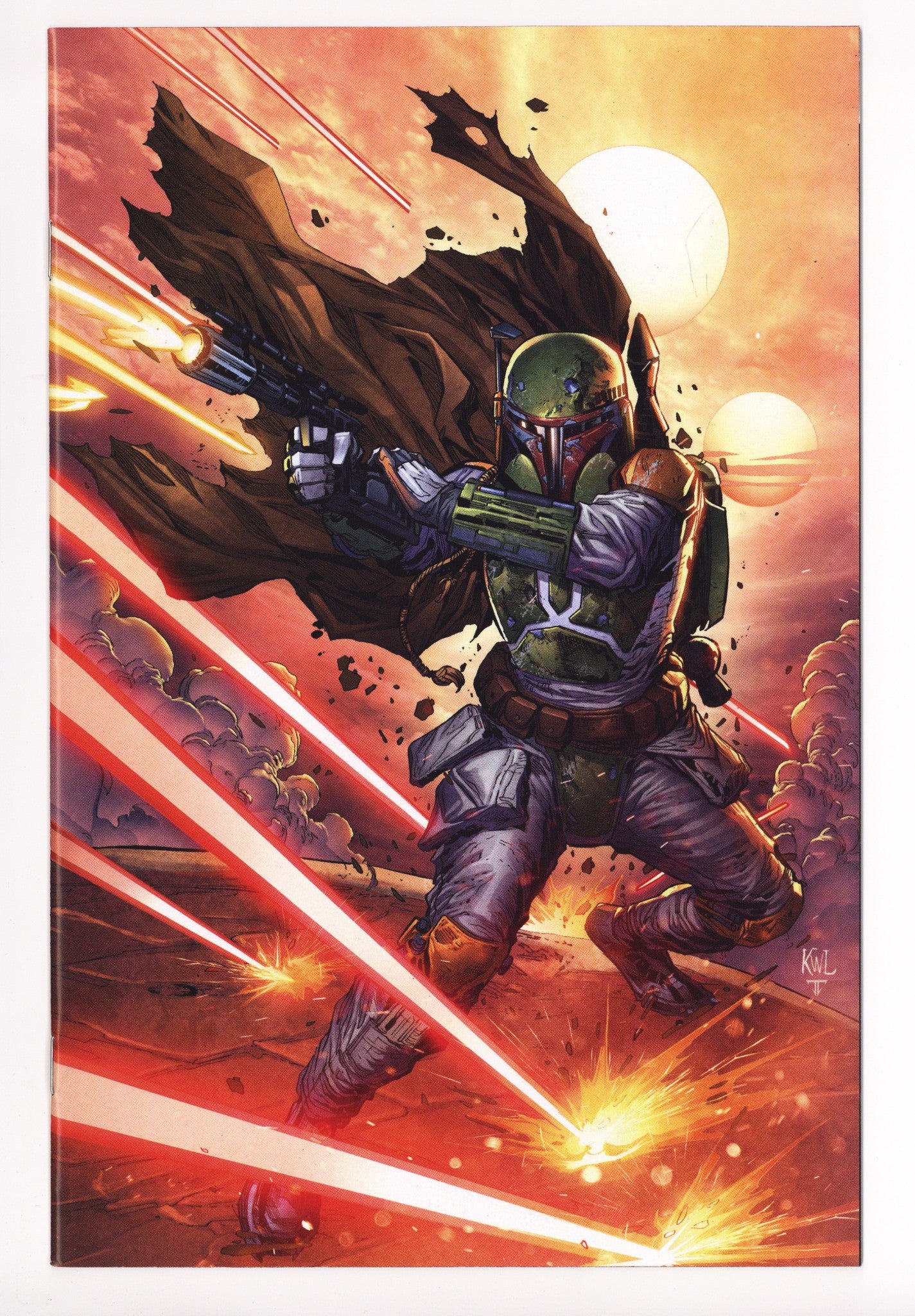 Star Wars: War of the Bounty Hunters Alpha 1 NM- (9.2) (2021) Lashley Virgin Exclusive Variant 