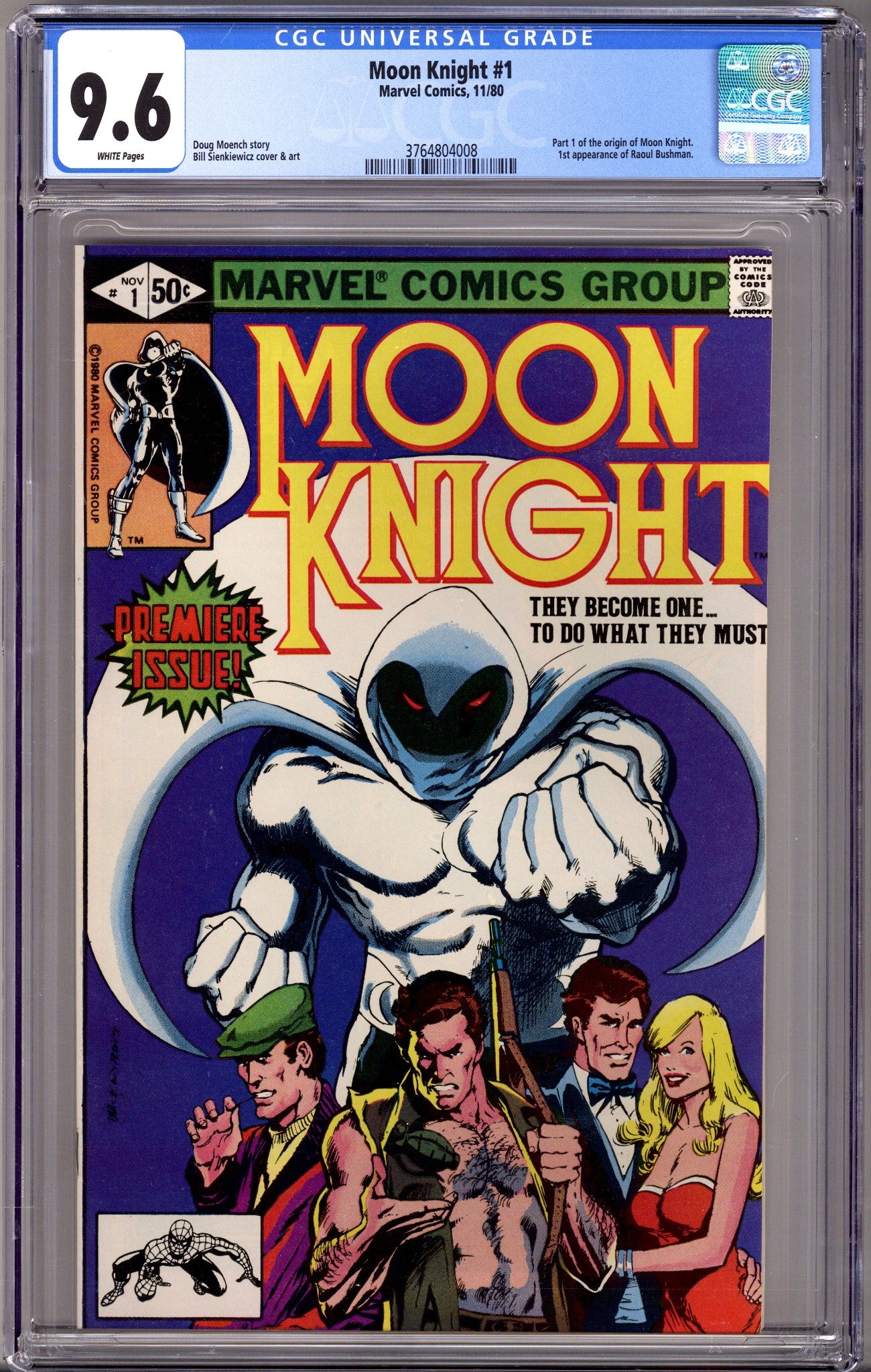 Moon Knight Vol 1 1 CGC 9.6 (NM+)   (1980)        