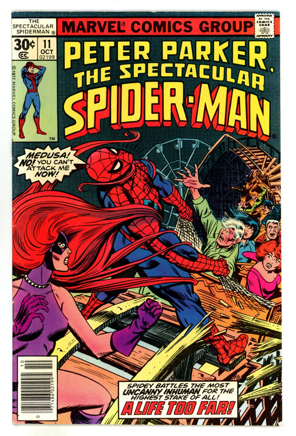The Spectacular Spider-Man Vol 1 11 VF- (7.5) (1977)