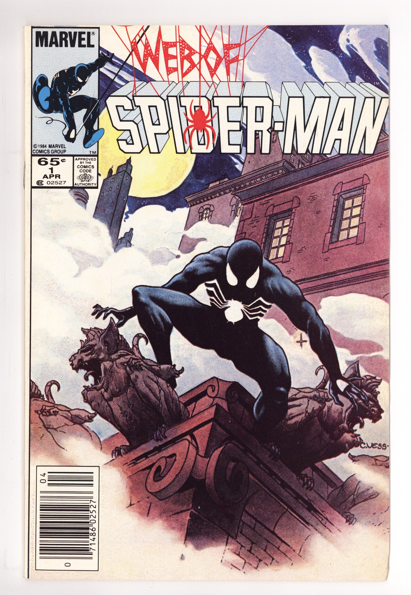 Web of Spider-Man Vol 1 1 FN+ (6.5) (1985) Newsstand 