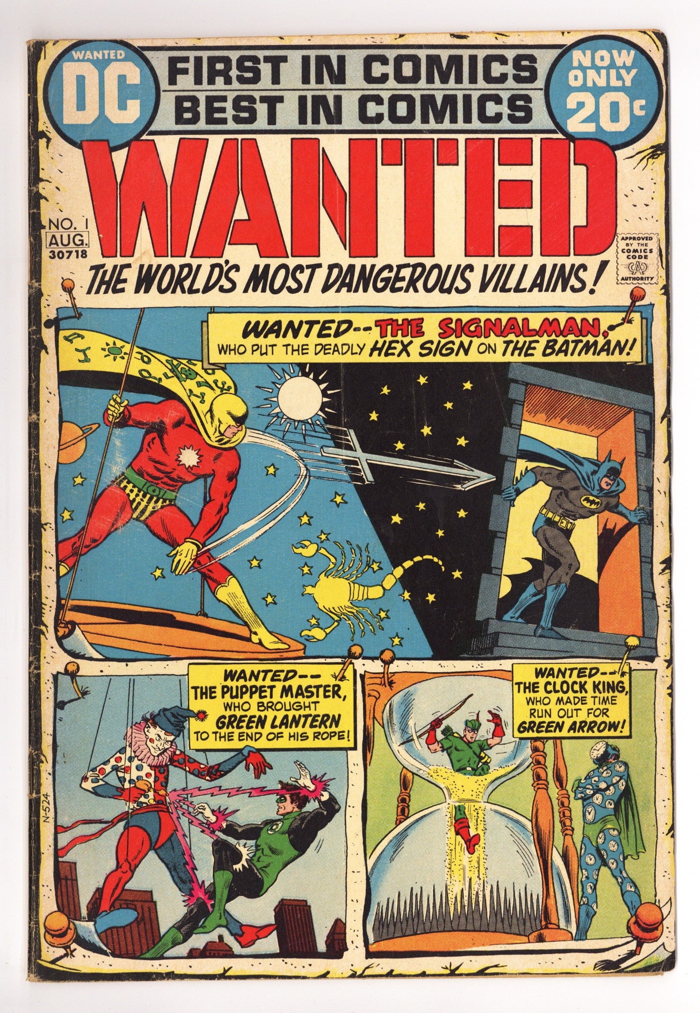 Wanted. The World's Most Dangerous Villains 1 Low Grade (1972) 