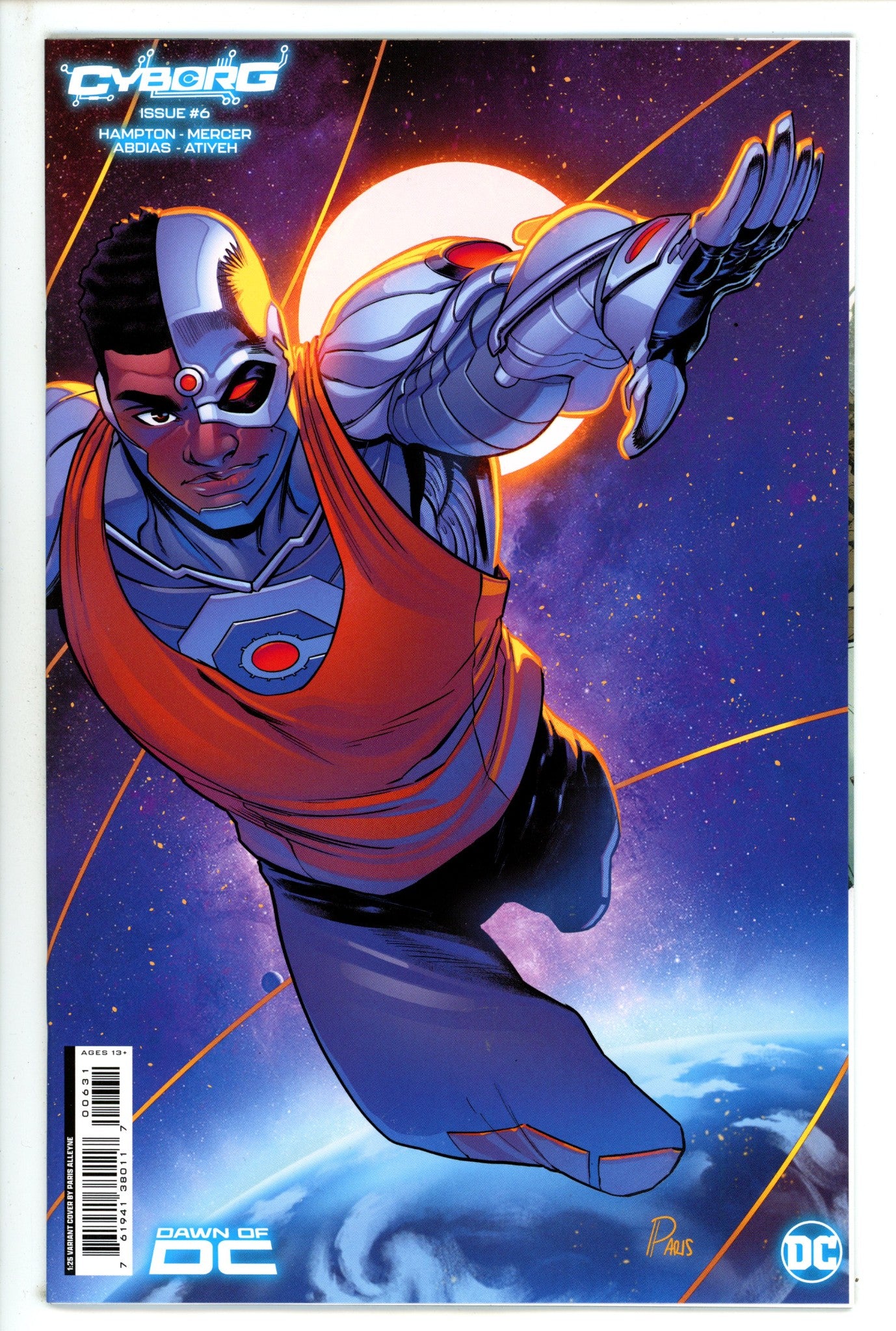 Cyborg Vol 3 6 Alleyne Incentive Variant NM- (2023)