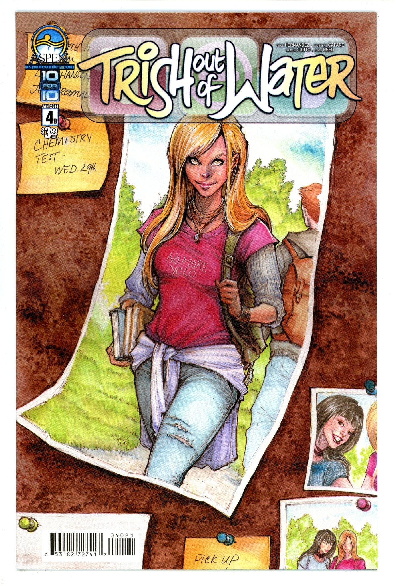 Trish Out of Water 4 High Grade (2014) Oum Variant 