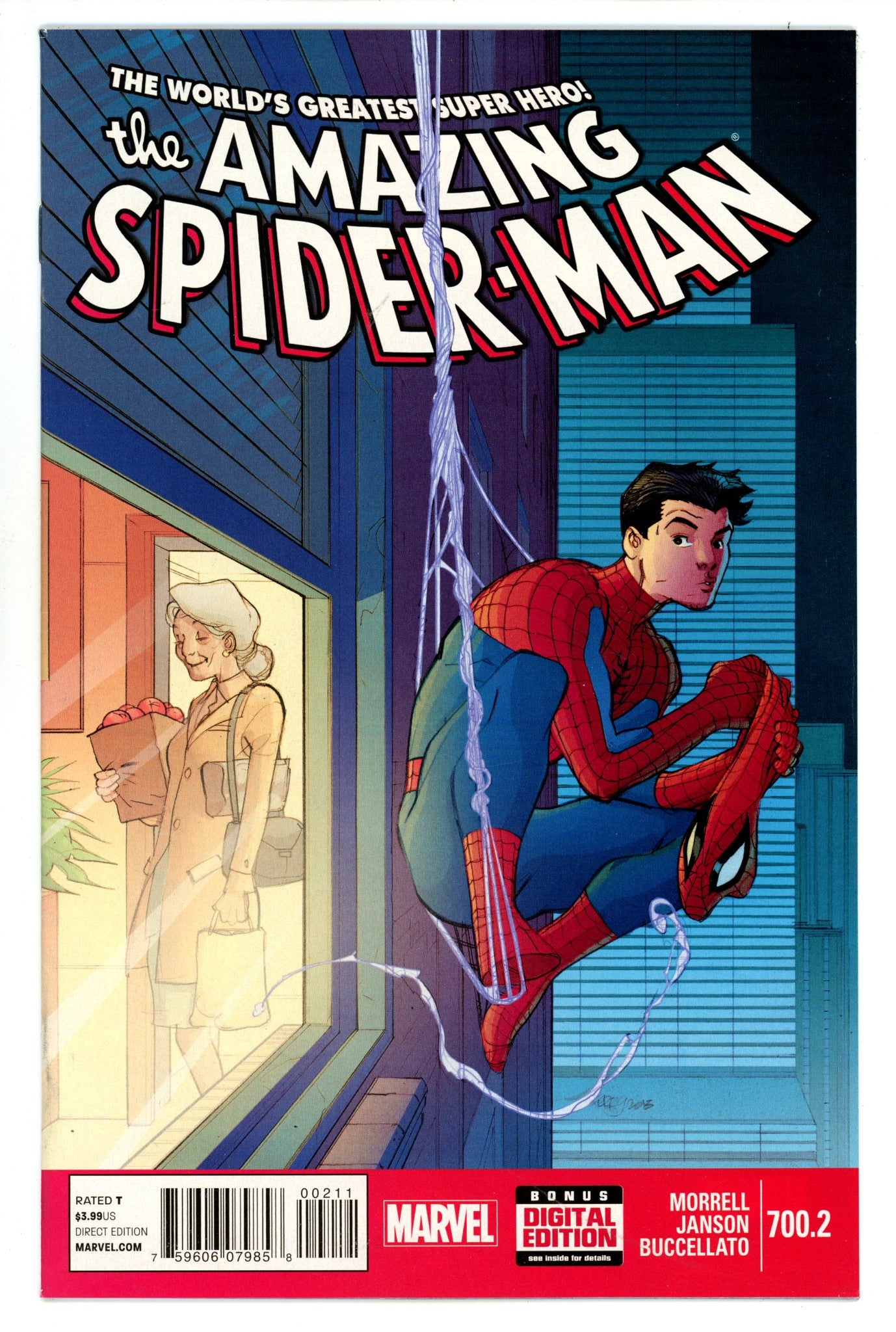 The Amazing Spider-Man Vol 2 700.2 NM- (9.2) (2014) 