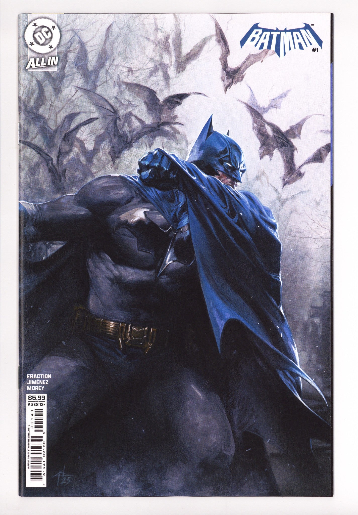 Batman Vol 4 1 Dell'Otto Connecting Variant (2025)