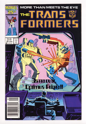 The Transformers 24 NM- (9.2) (1987) Newsstand