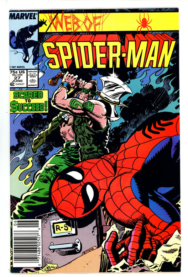 Web of Spider-Man Vol 1 27 High Grade (1987) Newsstand