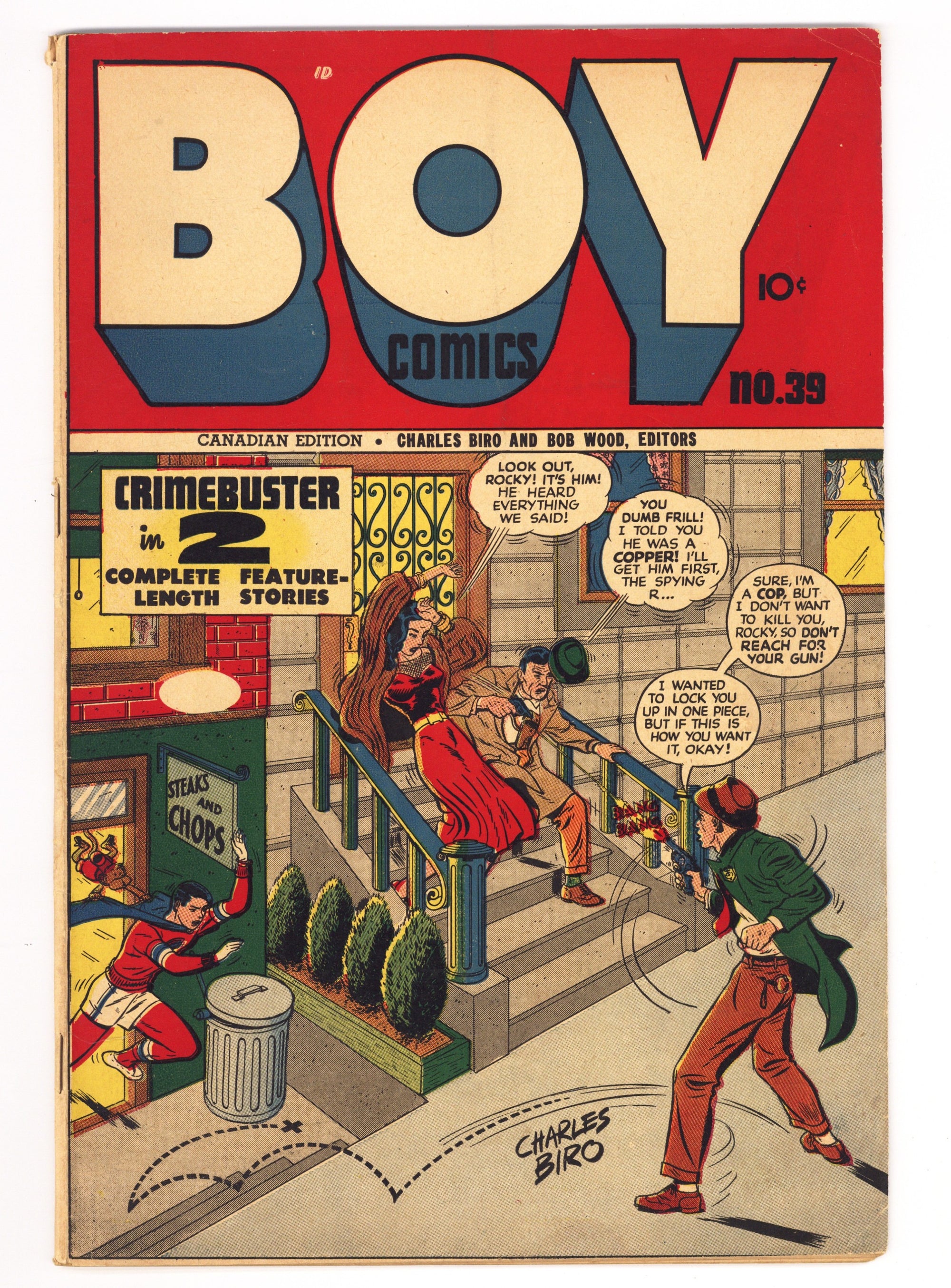 Boy Comics   39  VG+ (4.5)   (1948)     Canadian Edition  