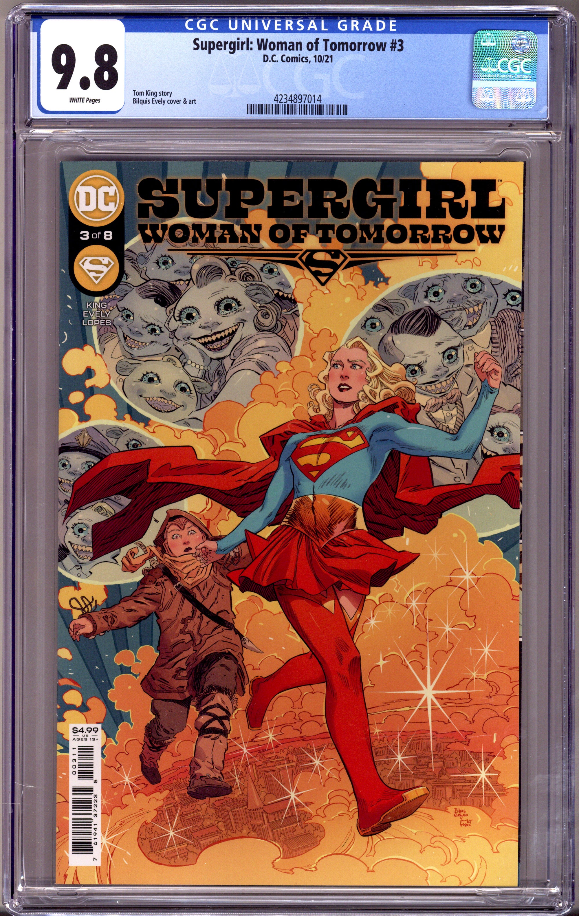 Supergirl: Woman of Tomorrow 3 CGC 9.8 (NM/M) (2021) 