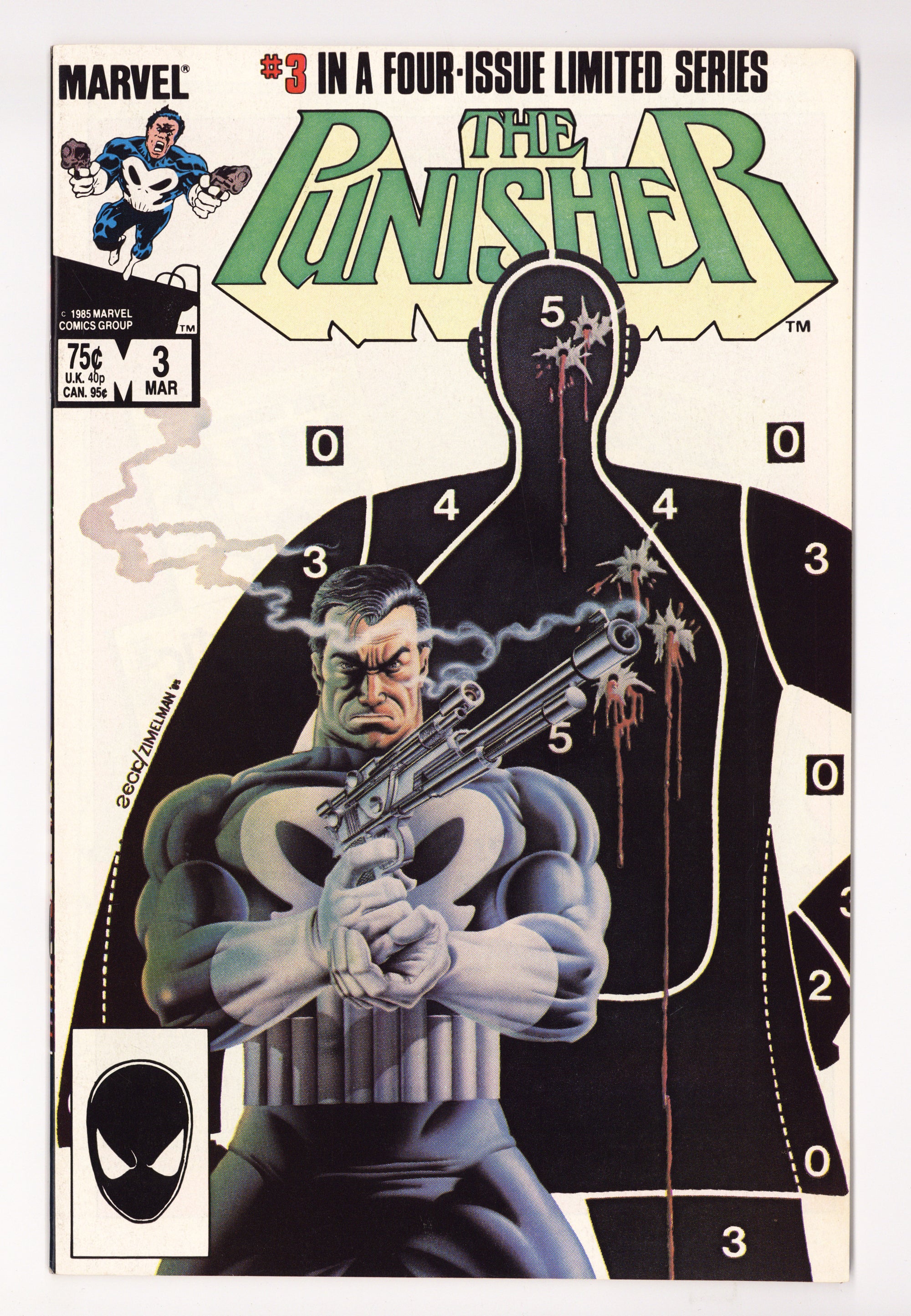 The Punisher Vol 1 3  FN/VF (7.0)   (1986)        