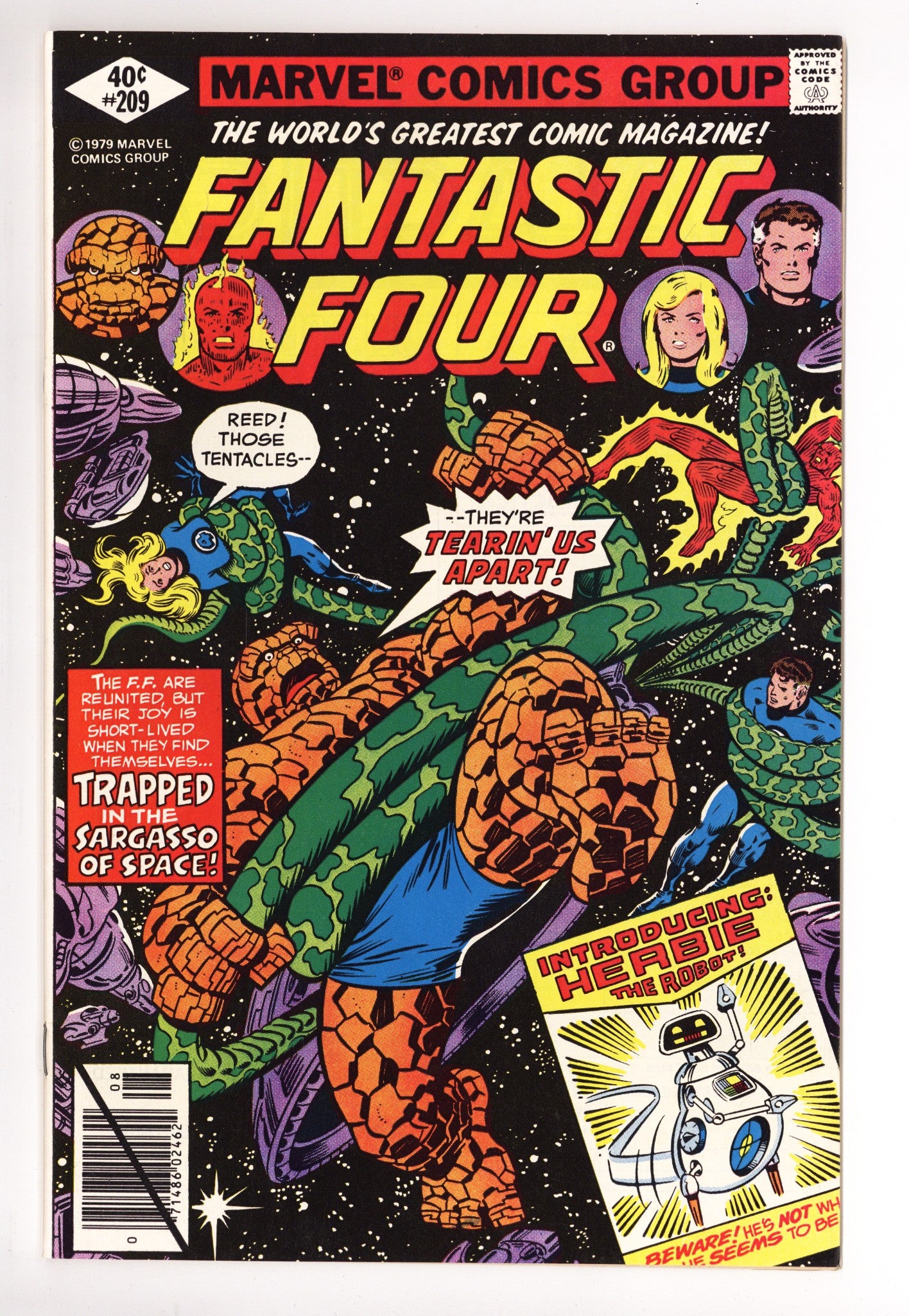 Fantastic Four Vol 1 209 NM- (9.2) (1979) 