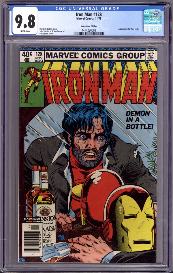 Iron Man Vol 1 128 CGC 9.8 (NM/M) (1979) Newsstand