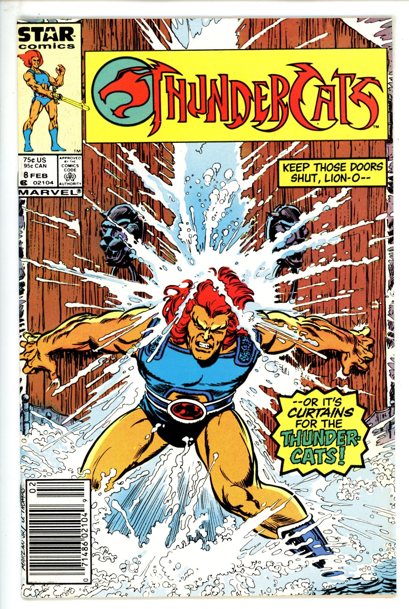 Thundercats 8 VF (8.0) (1987) Newsstand 