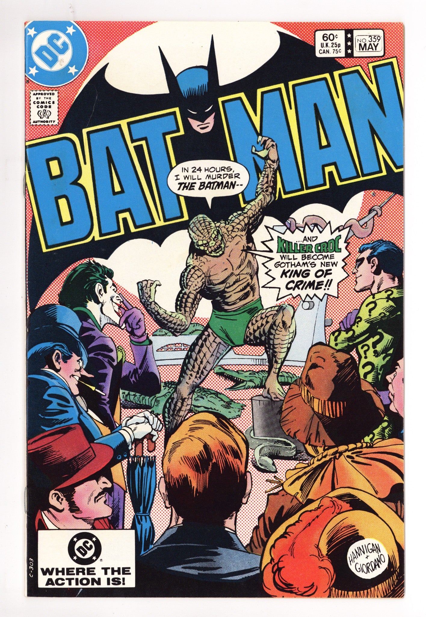 Batman Vol 1 359  VF+ (8.5)   (1983)        