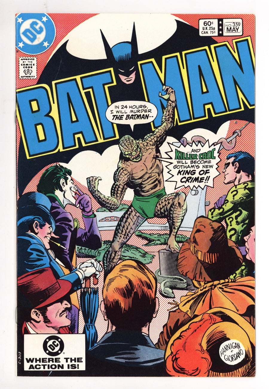 Batman Vol 1 359  VF+ (8.5)   (1983)        