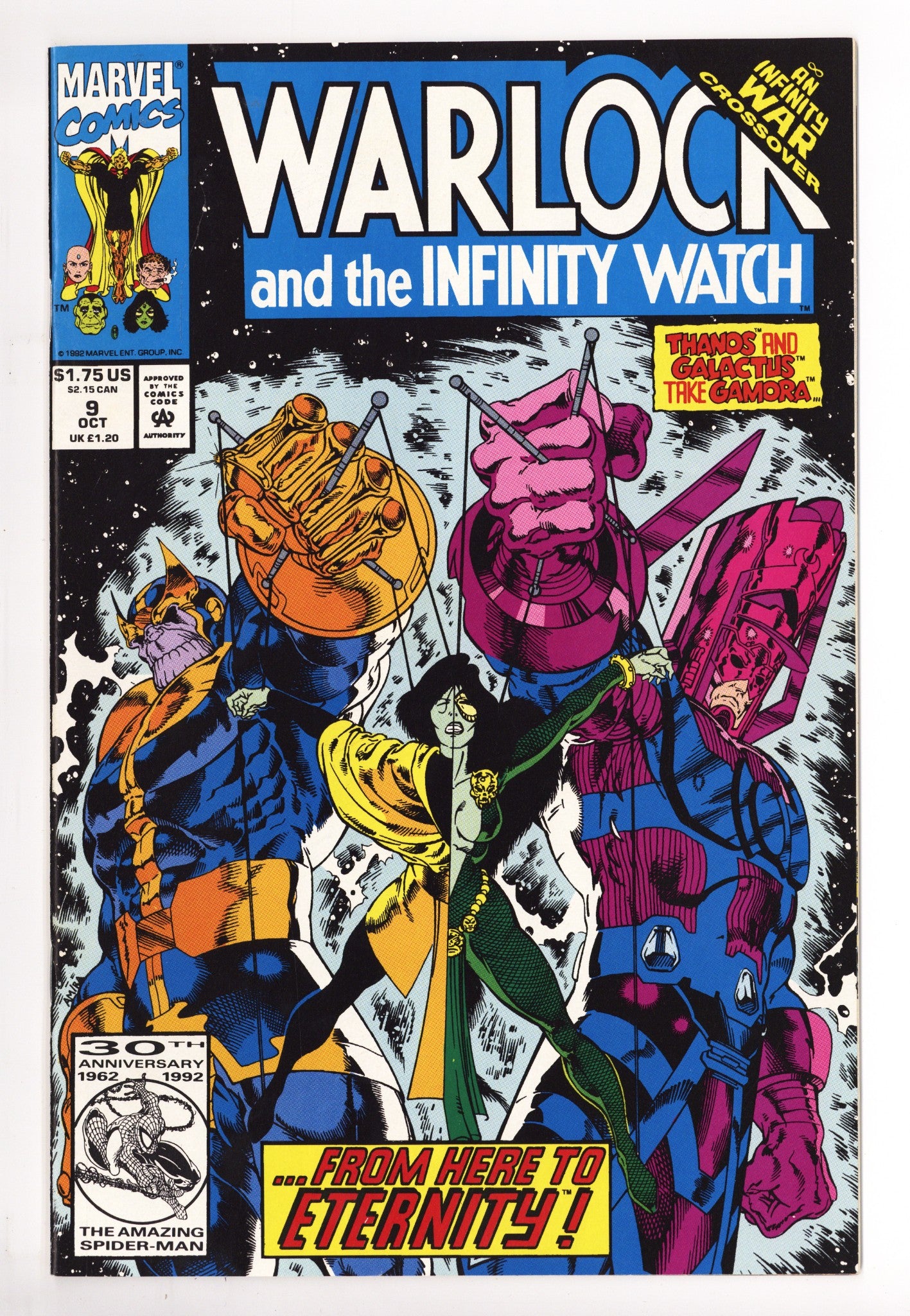 Warlock and the Infinity Watch 9 High Grade (1992) 