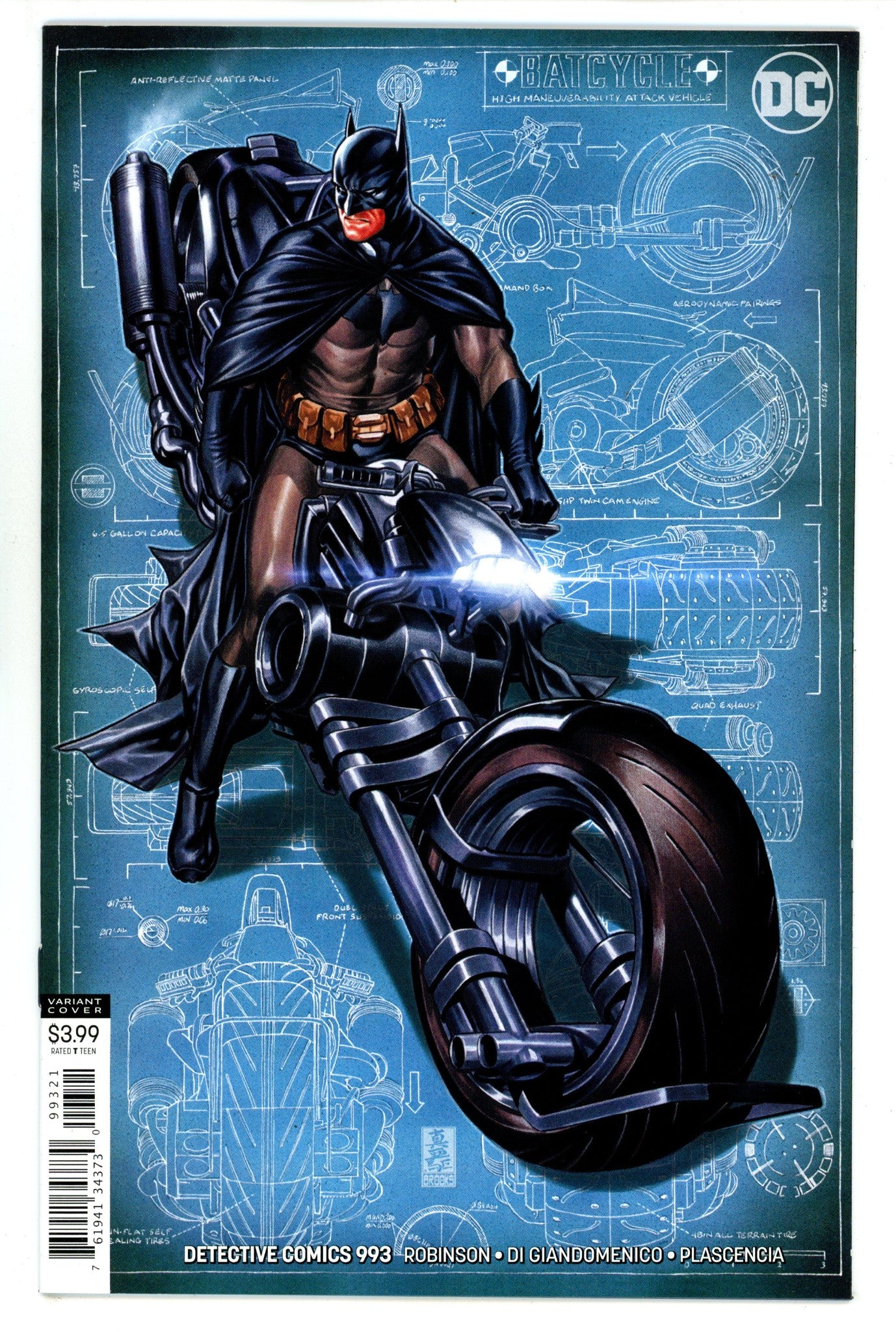 Detective Comics Vol 3 993 High Grade (2019) Brooks Variant 