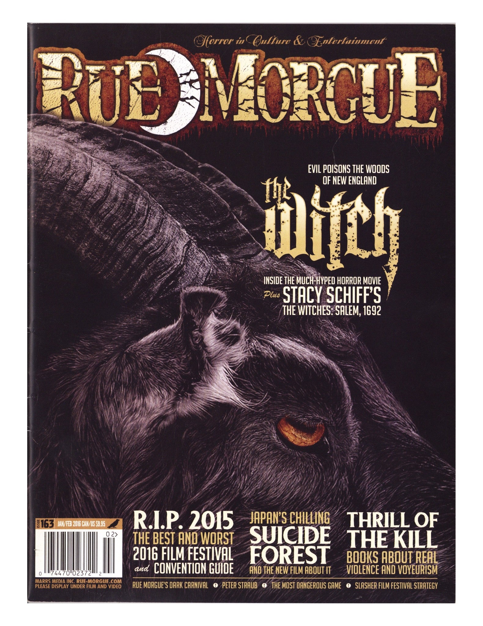 Rue Morgue Magazine 163 Mid Grade (2016) 