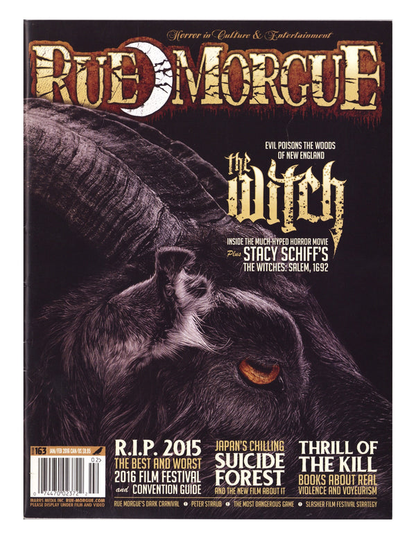 Rue Morgue Magazine 163 Mid Grade (2016)