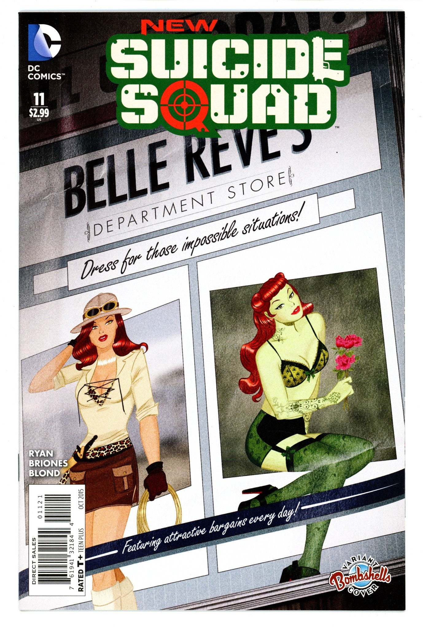 New Suicide Squad 11 High Grade (2015) Taylor Variant 