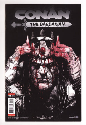Conan The Barbarian 28 Zaffino B&W Blood Variant (2026)