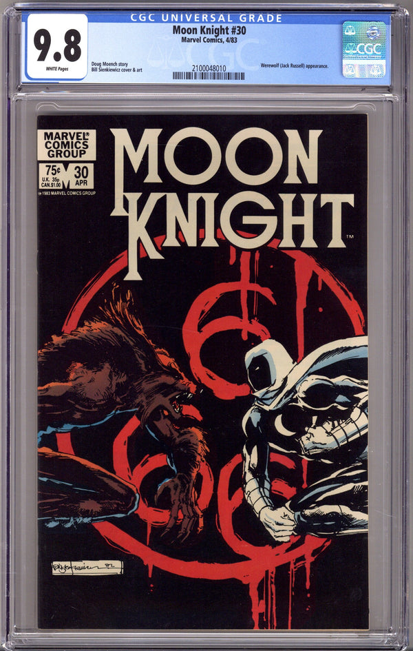 Moon Knight Vol 1 30 CGC 9.8 (NM/M) (1983)