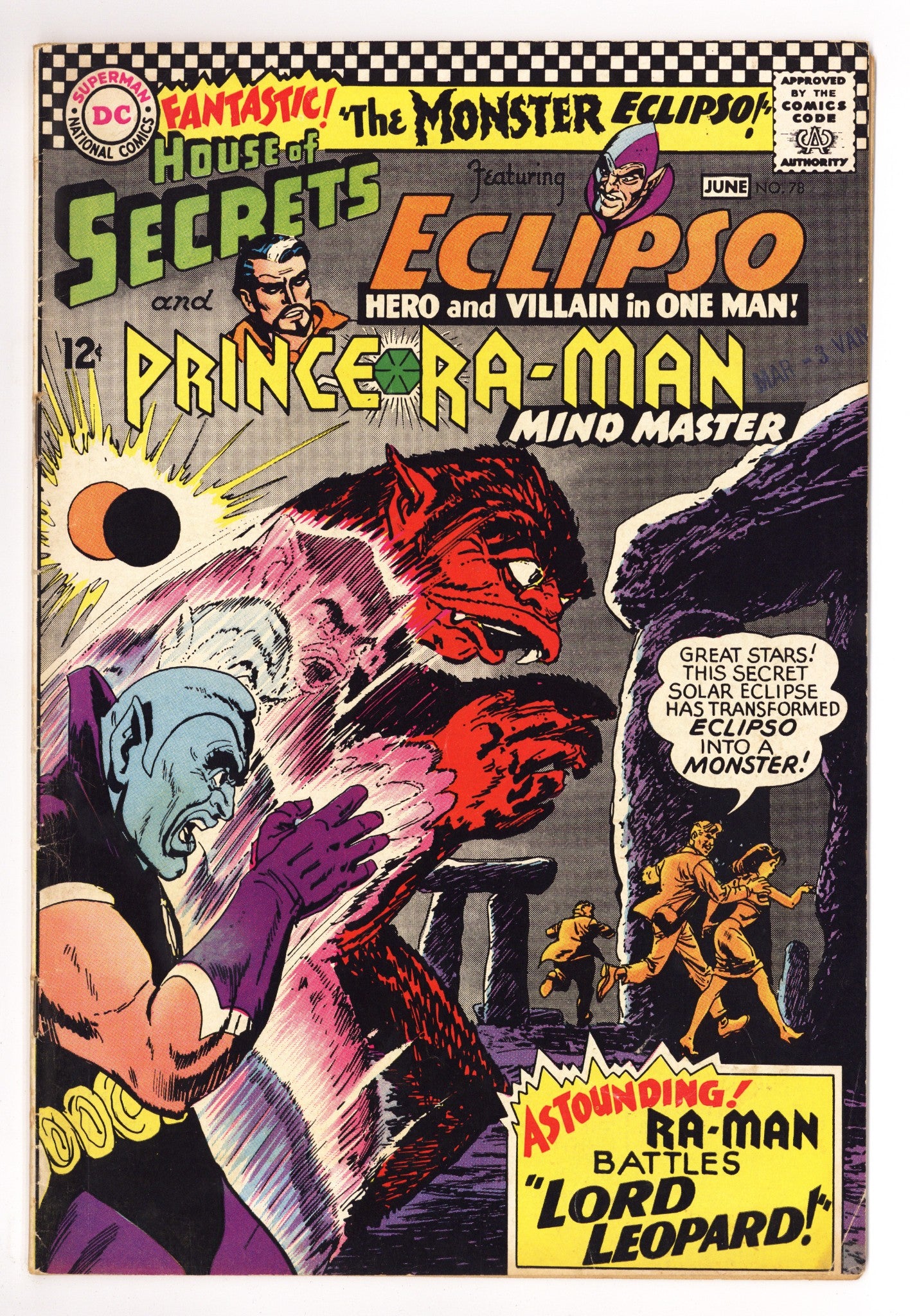 House of Secrets Vol 1 78  VG/FN (5.0)   (1966)        